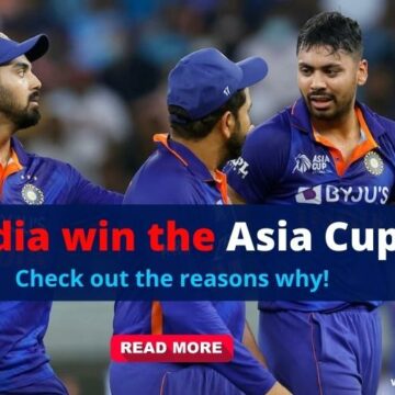 Can India win the Asia Cup? Reasons why they can!