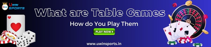 what are table games