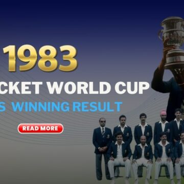 ICC Cricket World Cup: India's 1983 World Cup Winning Result