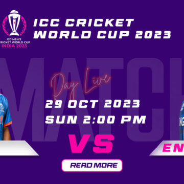 India vs England : ICC World Cup 2023 Showdown on Cricket's Grand Stage!