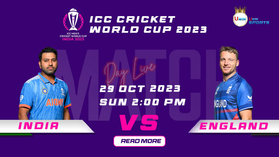 India vs England : ICC World Cup 2023 Showdown on Cricket’s Grand Stage!