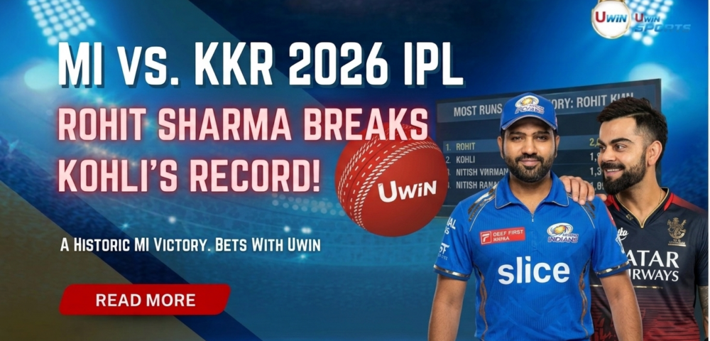 MI vs. KKR 2026 IPL | Rohit Sharma Breaks Kohli Record