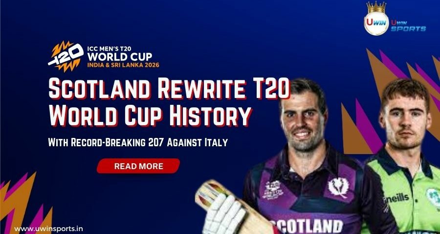 Scotland Rewrite T20 World Cup History With Record-Breaking 207 Against Italy