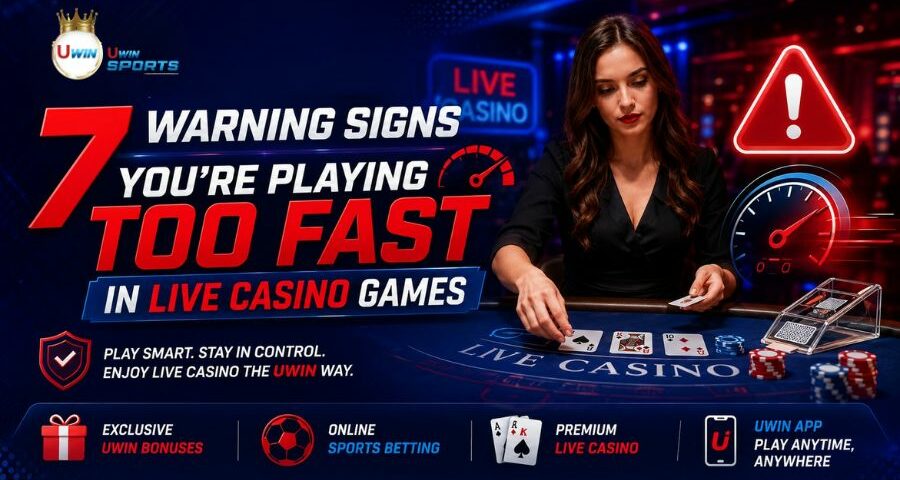 7 Warning Signs You're Playing Too Fast in Live Casino Games & How to Stay in Control
